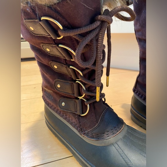 Sorel ‘Joan of Arctic’ Snow/Winter Boots, Brown, Women’s Size 8, NEW - Picture 3 of 10